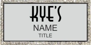 (image for) Kye\'s Bling Silver badge