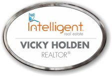 (image for) Intelligent Real Estate Oval Prestige Polished badge