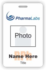 (image for) PharmaLabs Photo ID Vertical badge (RPh Watermark)