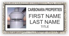 (image for) Carbonara Properties Bling Silver Other badge