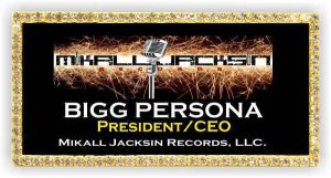 (image for) MIKALL JACKSIN RECORDS, LLC Bling Gold badge