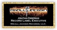 (image for) MIKALL JACKSIN RECORDS, LLC Bling Gold badge