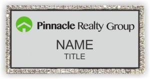 (image for) Pinnacle Realty Group Bling Silver badge