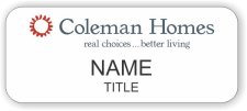 (image for) Coleman Homes Standard White badge