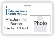 (image for) The Independence Academy Photo ID - Horizontal badge