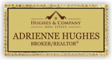 (image for) Hughes & Company Real Estate Bling Gold badge