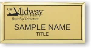 (image for) USS Midway Museum Executive Gold badge