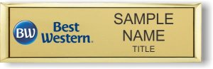 (image for) (New Logo) Best Western Hotel Small Executive Gold badge