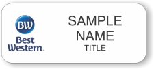 (image for) Best Western Standard White badge