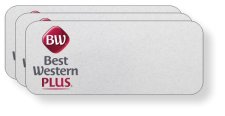 (image for) Best Western Plus Standard Silver Badge Logo Only Pack of 25