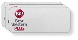 (image for) Best Western Plus Standard Silver Badge Logo Only Pack of 25