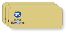 (image for) (New Logo) Best Western Standard Gold Badge Logo Only Pack of 25