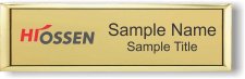(image for) Hiossen Implants Small Executive Gold badge