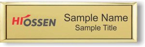 (image for) Hiossen Implants Small Executive Gold badge