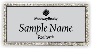 (image for) Medway Realty Bling Silver Other badge