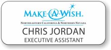 (image for) Make A Wish Foundation Standard White badge