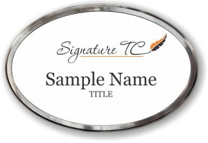 (image for) Signature TC Oval Prestige Polished badge
