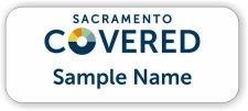 (image for) Sacramento Covered Standard White badge