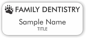(image for) Nolan R. Behr, DDS Standard White badge
