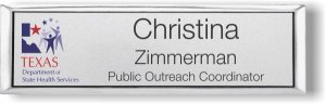(image for) Texas Dept of State Health Services Small Executive Silver badge