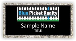 (image for) Blue Picket Realty Bling Silver Other badge