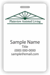 (image for) Plainview Assisted Living ID Vertical badge