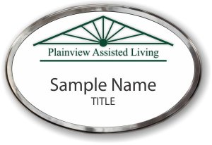 (image for) Plainview Assisted Living Oval Prestige Polished badge
