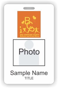 (image for) Big Costume Party Balloon and Event Decor Photo ID Horizontal badge