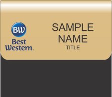 (image for) Best Western Gold Pocket Badge
