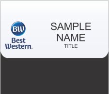 (image for) (New Logo) Best Western White Pocket Insert