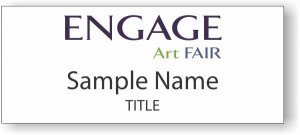 (image for) Napa County Fair Association Standard White Square Corner badge