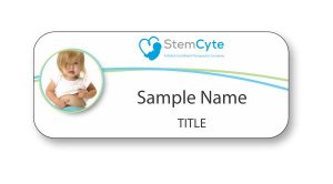 (image for) StemCyte Standard White badge