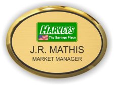 (image for) Harveys Executive Gold Oval badge