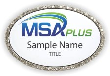 (image for) MSA Plus Bling Silver Other badge