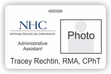 (image for) Network Healthcare Photo ID - Horizontal badge