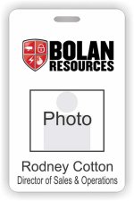 (image for) Bolan Resources Photo Id - Vertical badge