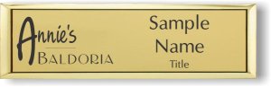 (image for) Annie\'s Baldoria Small Executive Gold badge