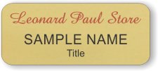 (image for) Leonard Paul Store Standard Gold badge