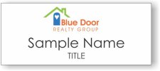 (image for) Blue Door Realty Group Standard White Square Corner badge