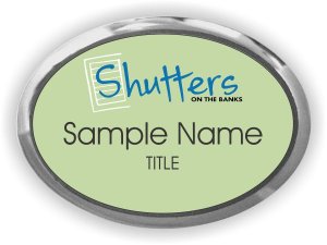 (image for) Shutters on the Banks Oval Executive Silver Other badge