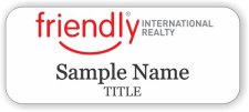 (image for) Friendly International Realty Standard White badge