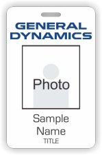 (image for) General Dynamics Photo ID Vertical badge