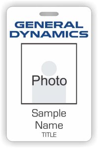 (image for) General Dynamics Photo ID Vertical badge
