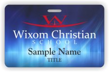 (image for) Wixom Christian School ID Horizontal badge