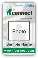 (image for) RF Connect Photo ID Vertical badge