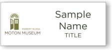 (image for) Moton Museum Standard White Square Corner badge