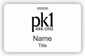 (image for) Park One Horizontal ID badge