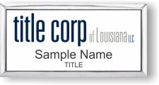 (image for) Title Corp of Louisiana Executive Silver badge