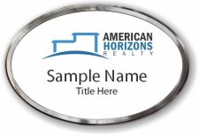 (image for) Lancelot America Oval Prestige Polished badge