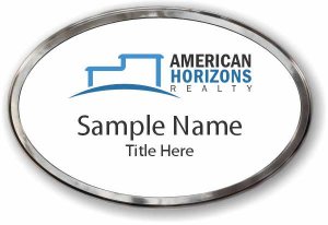 (image for) Lancelot America Oval Prestige Polished badge